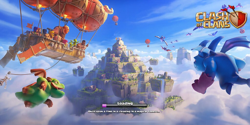Clash of Clans' loading screen is safe for kids