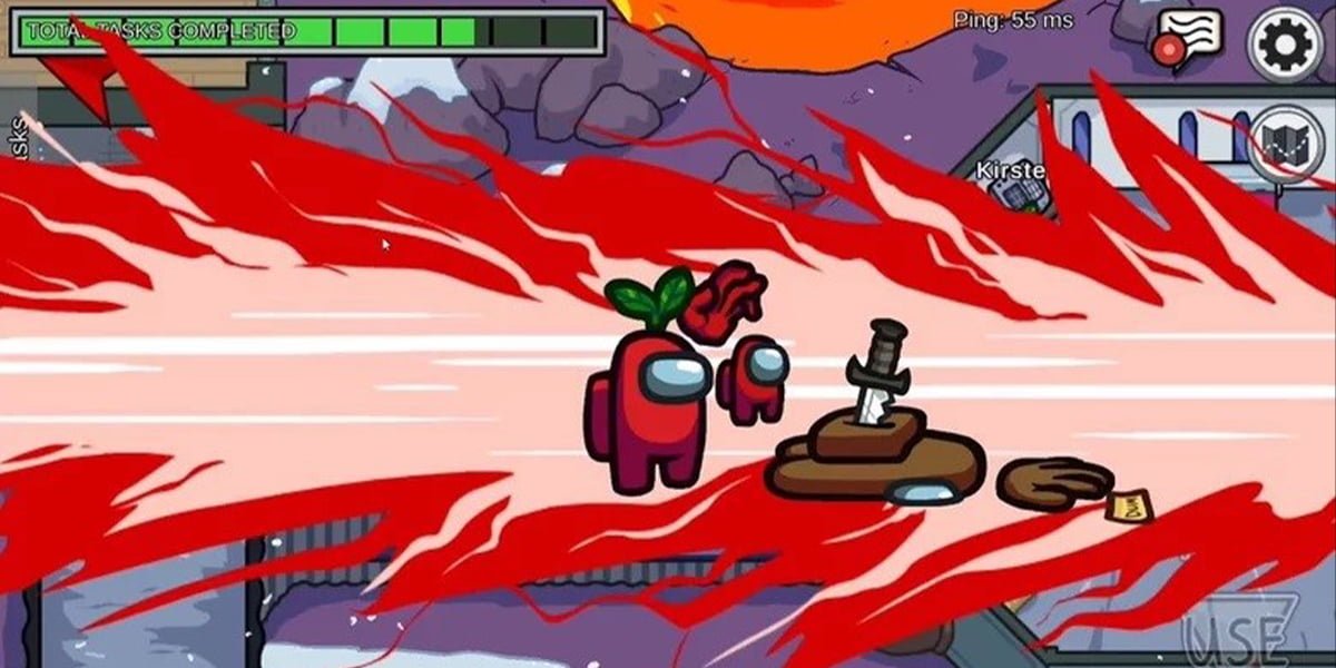 an screenshot of among us gameplay