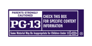 PG-13 logo movie rating MPAA