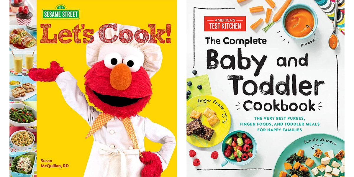 Cover of 2 cookbooks for toddlers