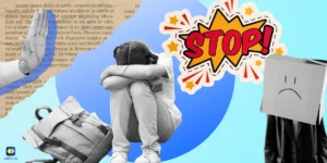 Students bullying one student