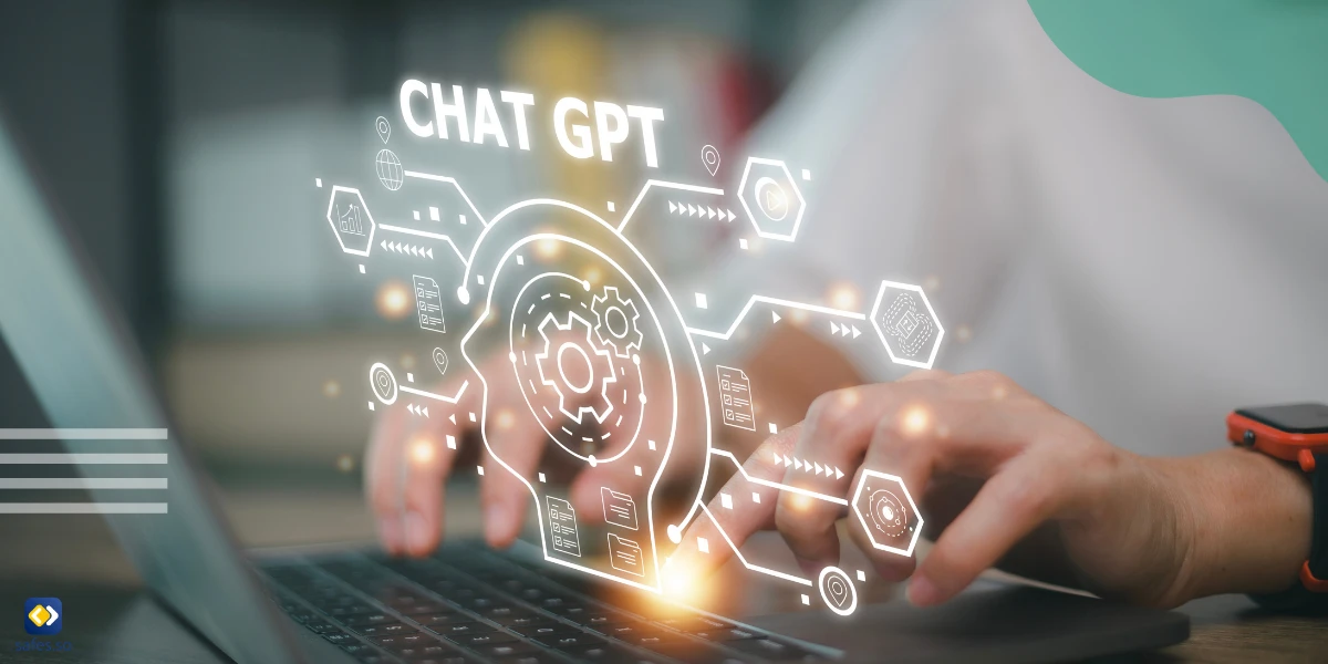 Kind, das ChatGPT auf seinem Laptop verwendet