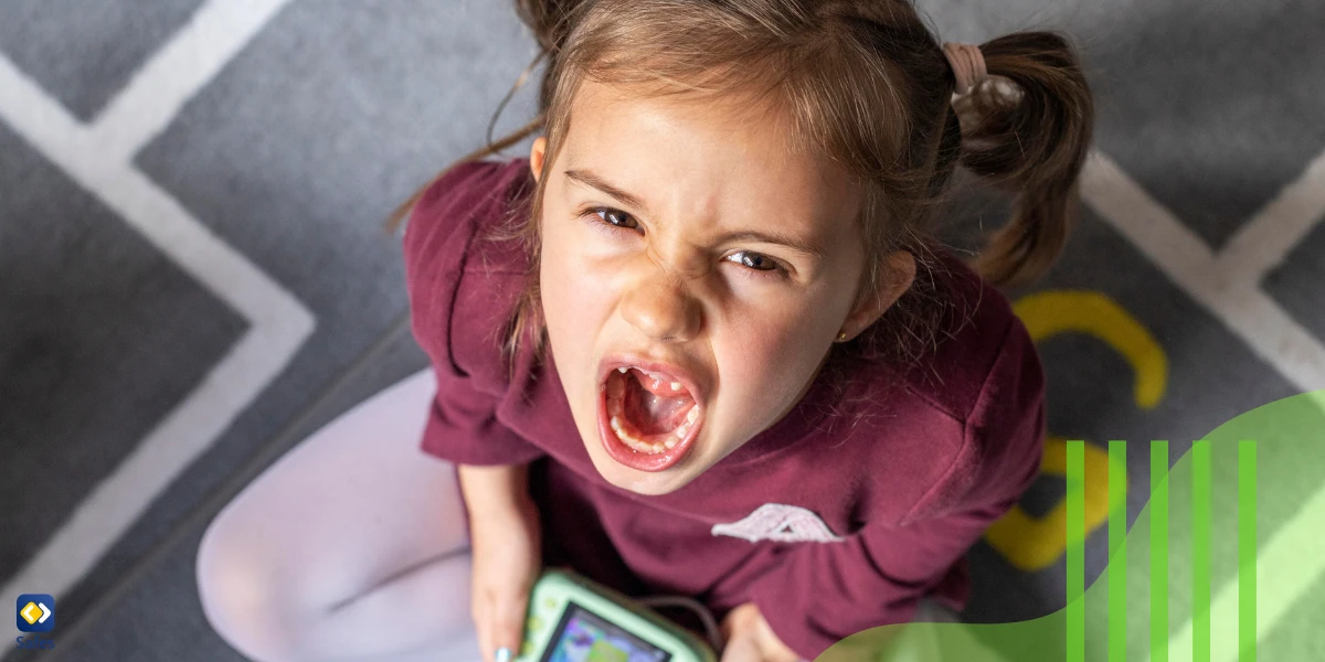 Child with poor impulse control is nagging