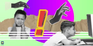 kids with tech neck