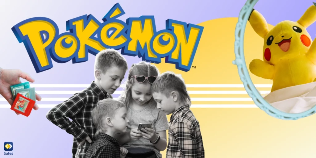 Child playing Pokémon Go