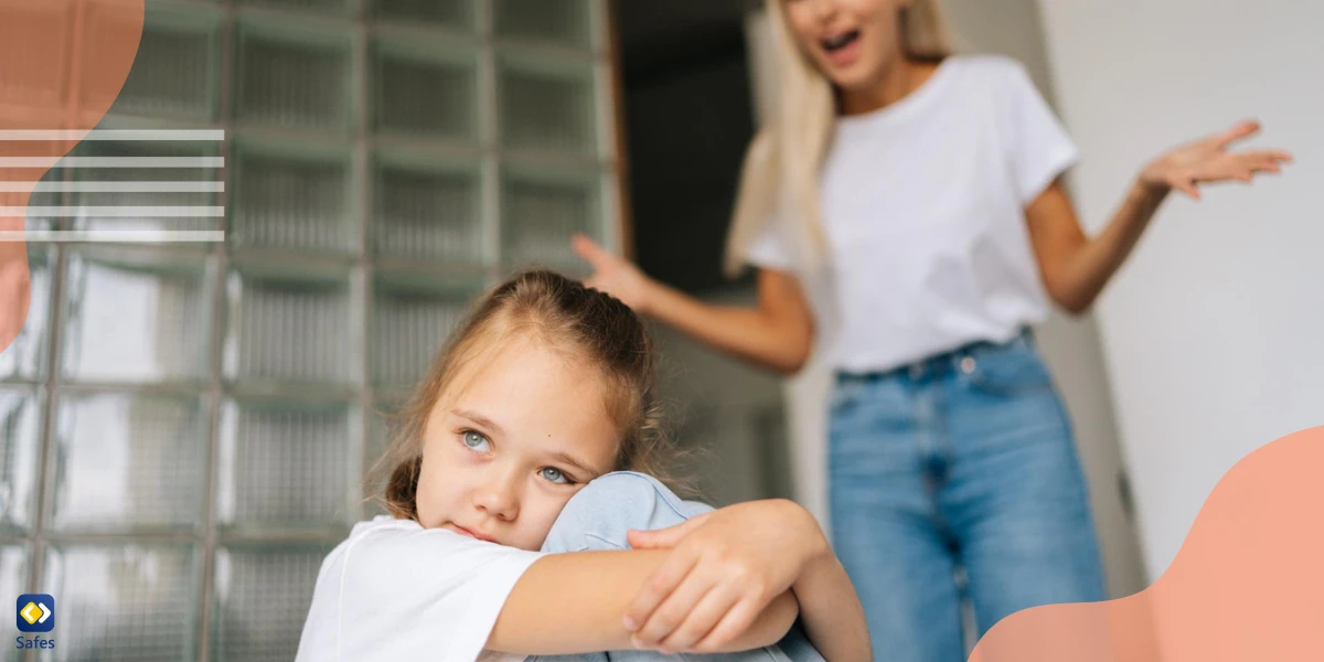 Mother verbally abusing her daughter