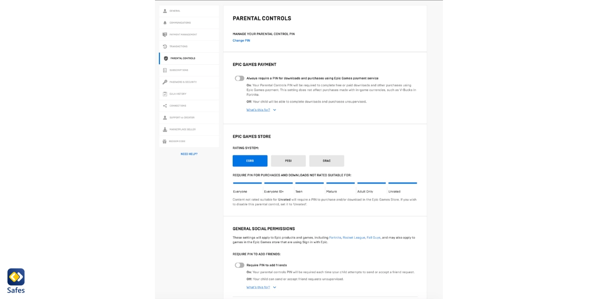 How to set up Parental Controls for the Epic Games Store - Epic