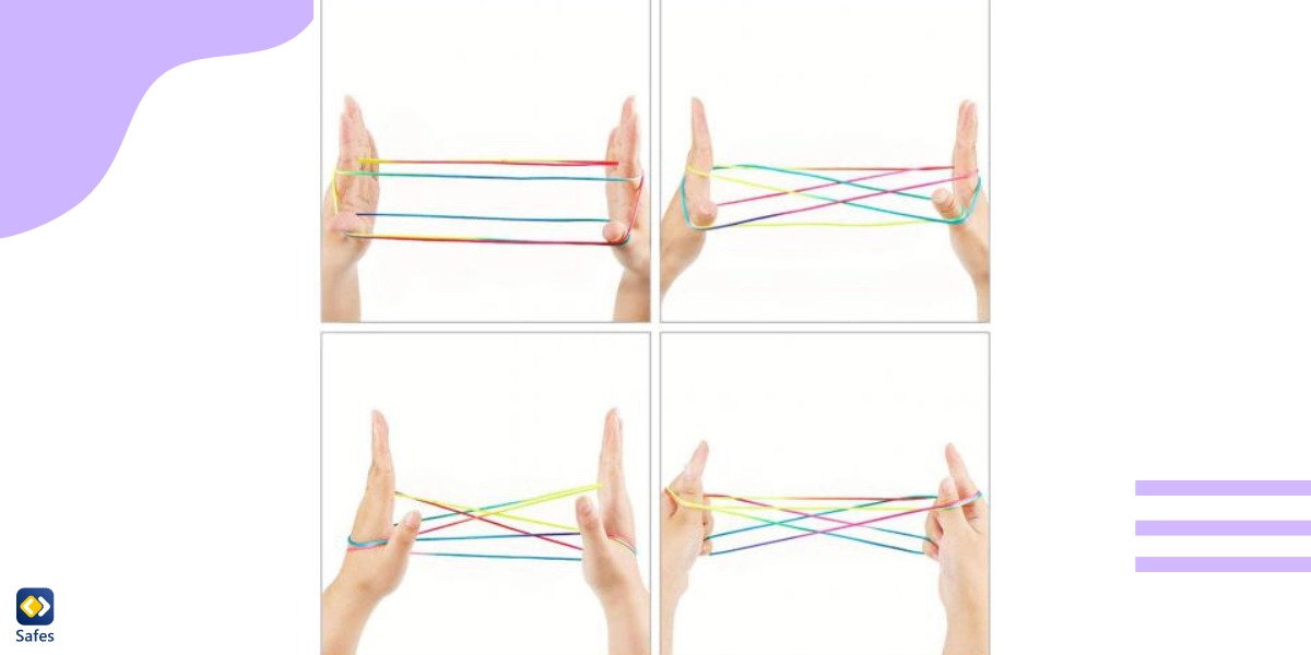 Verwendung von Gummibändern, um den Griff Ihres Kindes zu trainieren und seine Handschrift zu verbessern