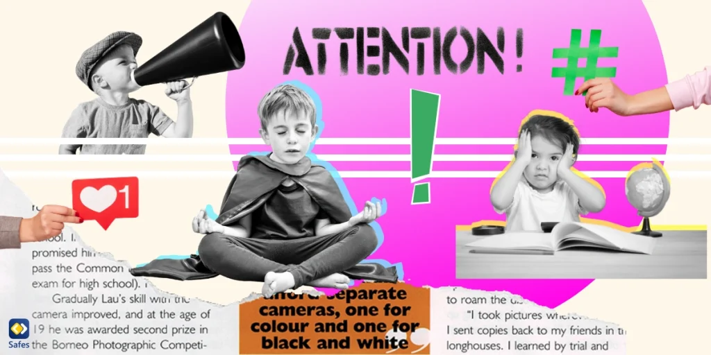 Die Beziehung zwischen Social Media und Aufmerksamkeitsspanne] [Kind mit kurzer Aufmerksamkeitsspanne