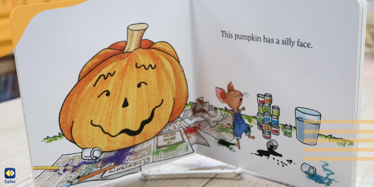 Drinnen: Es ist Kürbistag, Maus! Ein Halloween-Buch für Vorschulkinder]