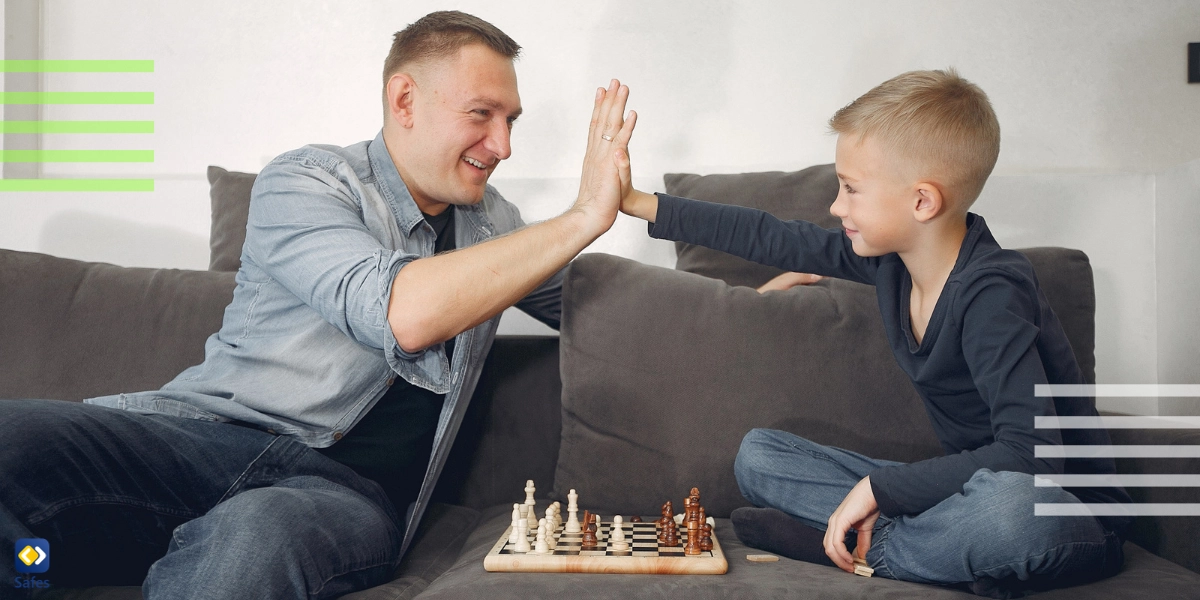 Father scolding her daughter for her bad behavior as a means of positive punishment