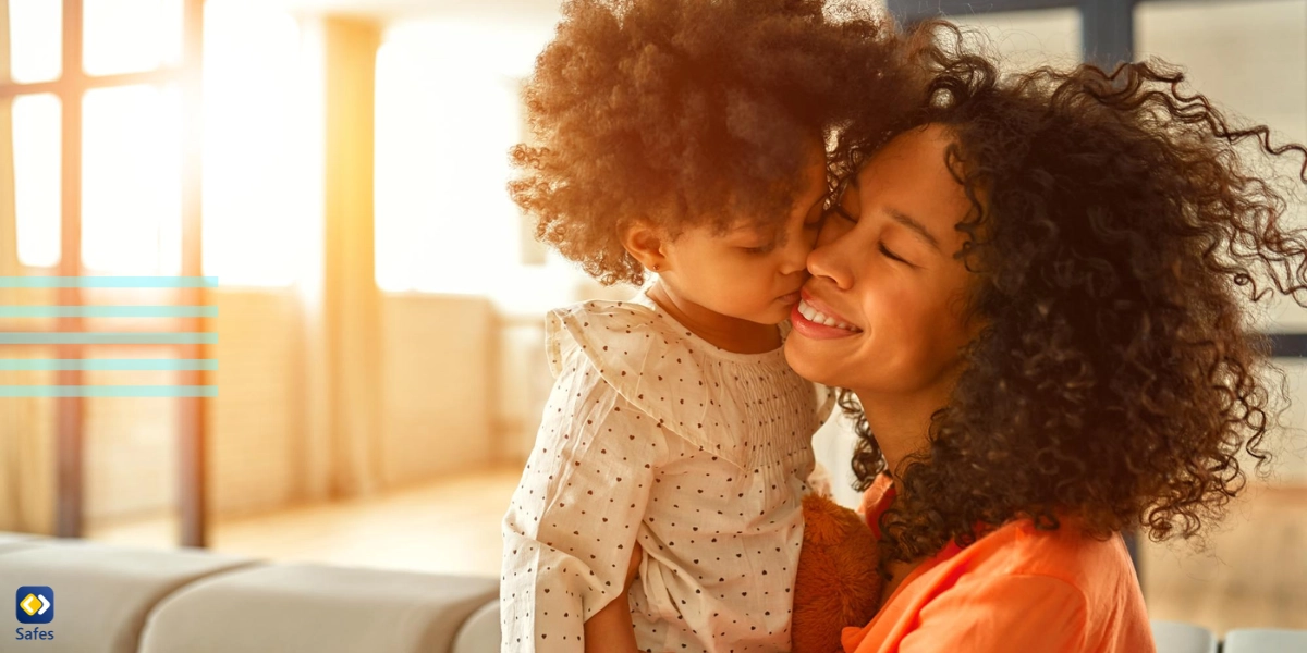 Mother is enjoying a positive and effective relationship with her daughter because she has implemented gentle discipline in parenting