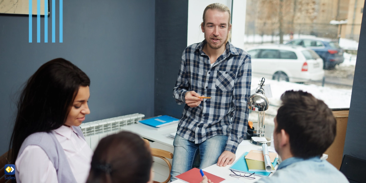 [Instead of forcing his students to take an exam, this teacher has given his students a project to do.