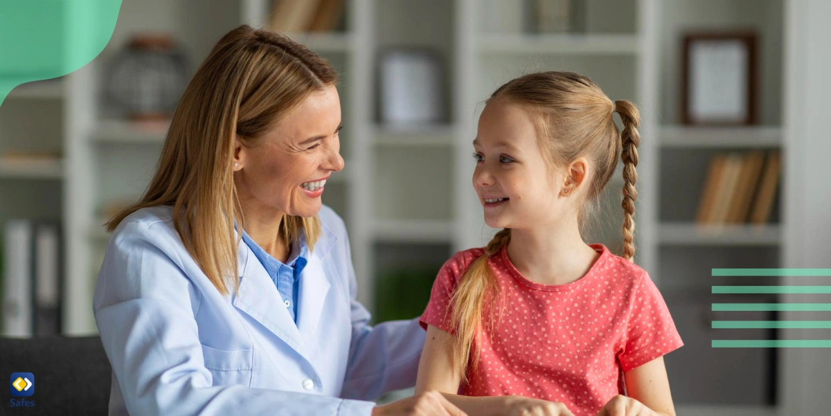 Dyslexic child practicing letters with a professional therapist