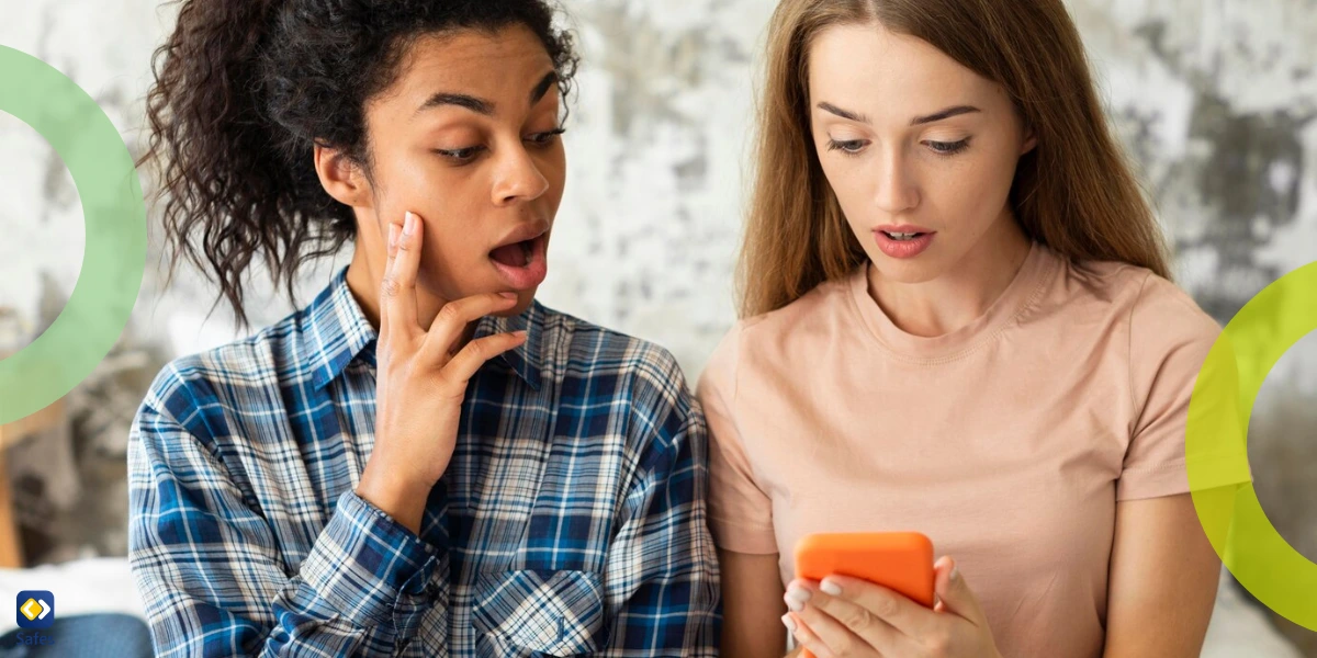 Teenage girls shocked by FBOI meaning in their chats